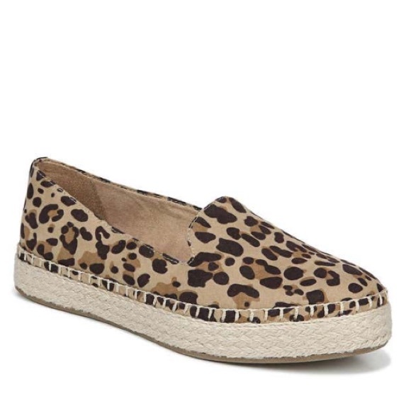 dr scholls leopard loafer